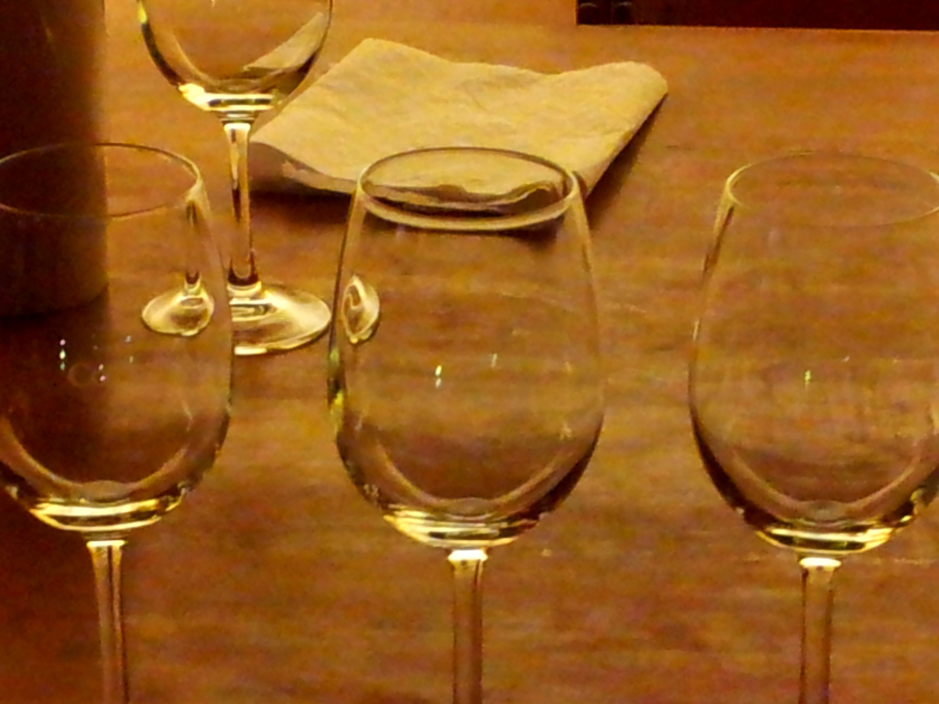 Copas de degustación en viña Concha y Toro.