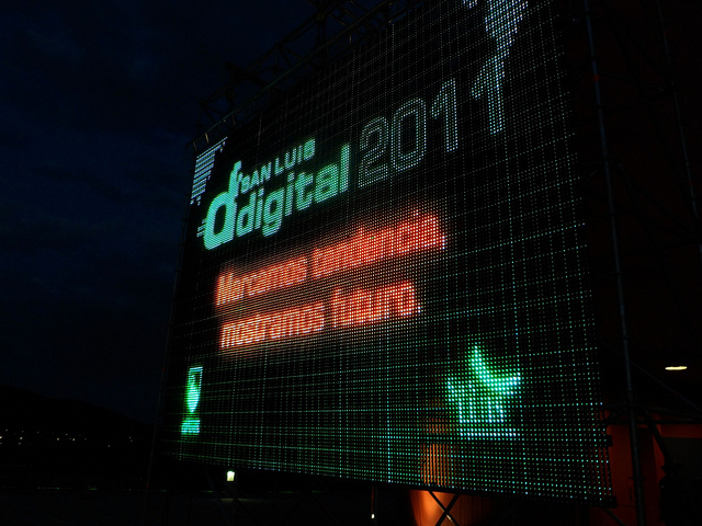 Cartel en San Luis Digital 2011.