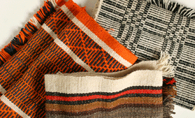 Camino de mesa de llama. Fuente: "Arte y esperanza". Comercio justo