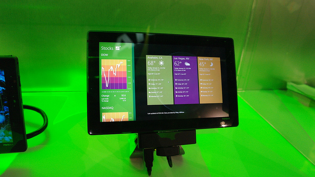 Tableta con Nvidia Tegra 3 en CES 2012. Más fotos propias de CES 2012 en http://goo.gl/RLzk5 .