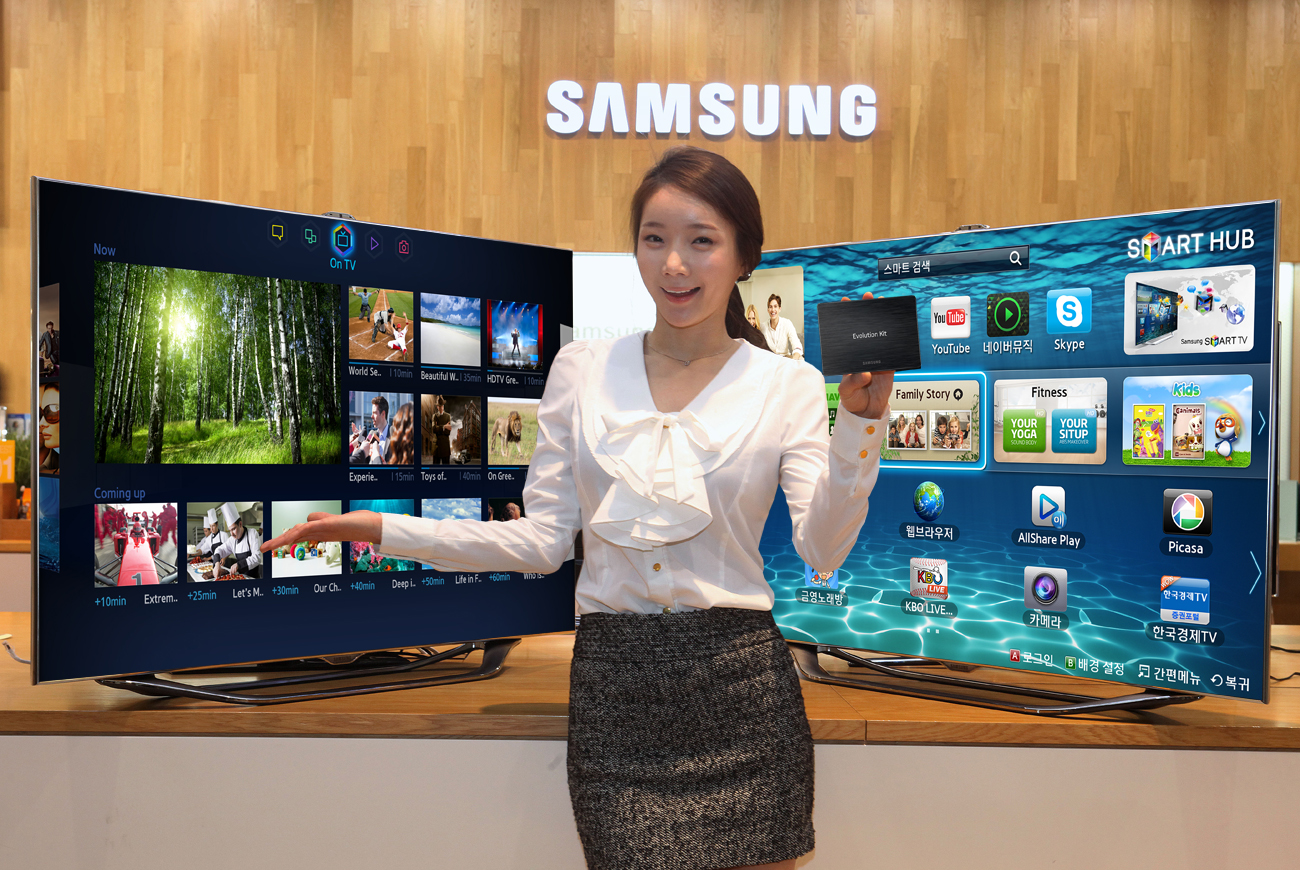 Televisores de Samsung en CES 2013.