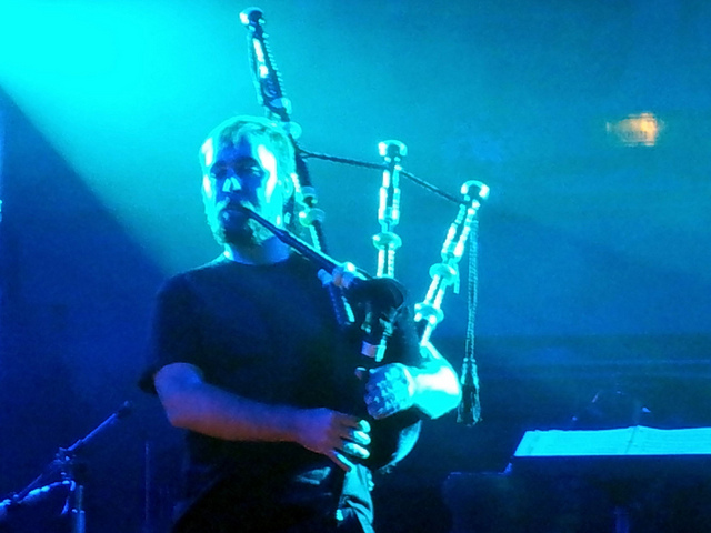 Gaitero en el recital de música celta en Buenos Aires, 16 de junio de 2012.