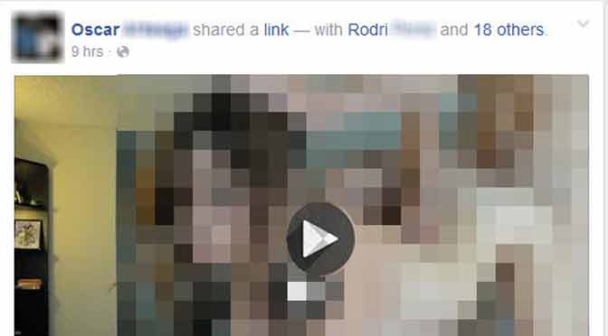 Alerta por falso video para adultos que se propaga en Facebook