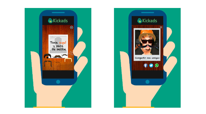 Kickads lanza un formato de publicidad para «selfies»