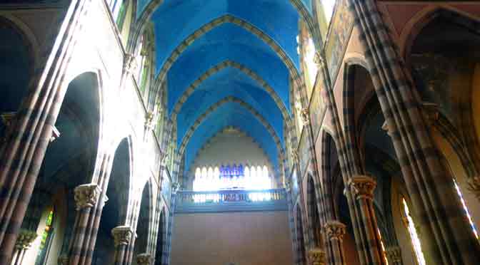 El interior de la Iglesia de los Capuchinos en Córdoba
