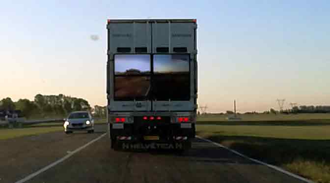 Un camión «transparente» para aumentar la seguridad en las rutas