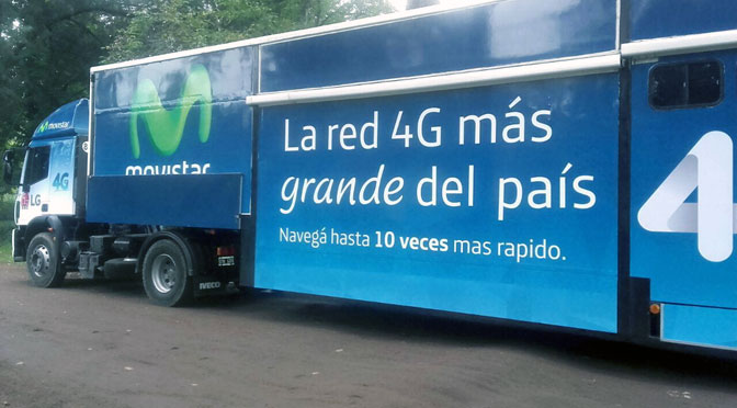 Movistar y LG salen a demostrar 4G en 10 ciudades argentinas