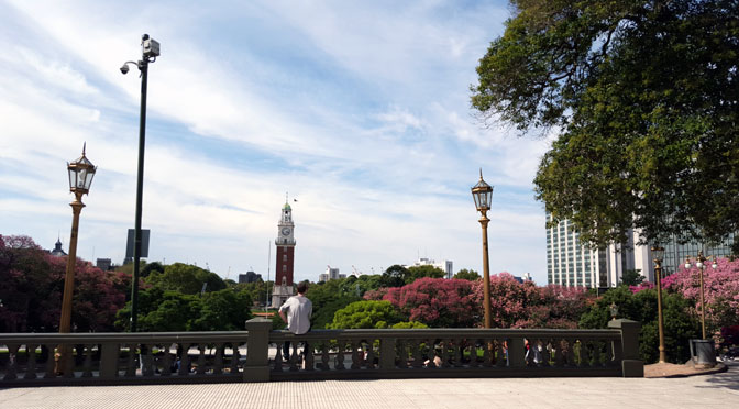 Plaza San Martín, Buenos Aires, desde un Samsung Galaxy S6 Edge