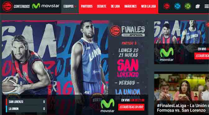 Movistar es el nuevo sponsor de la Liga Nacional de Básquetbol