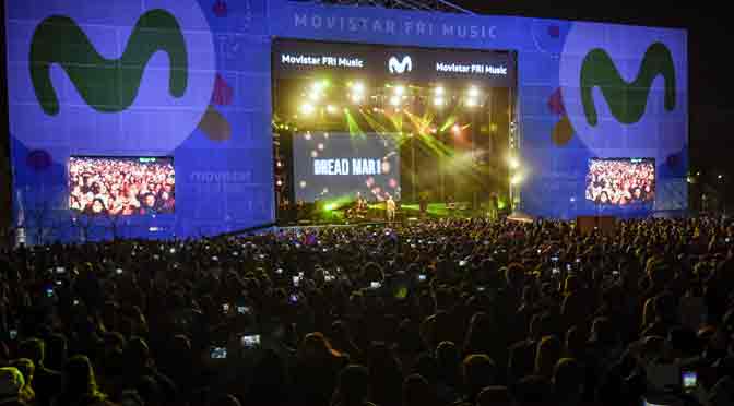 Más de 25 mil personas disfrutaron del Movistar Fri Music en Neuquén