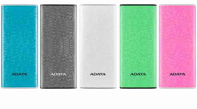 Adata presenta baterías externas con detector de billetes falsos, linterna y diseños elegantes