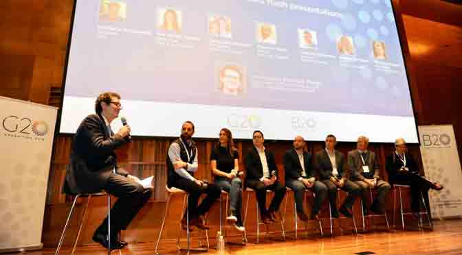 Empresas iniciales de Wayra participan en panel de emprendedores del G20