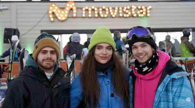 Movistar cerró el invierno con sus Ski Day & Night