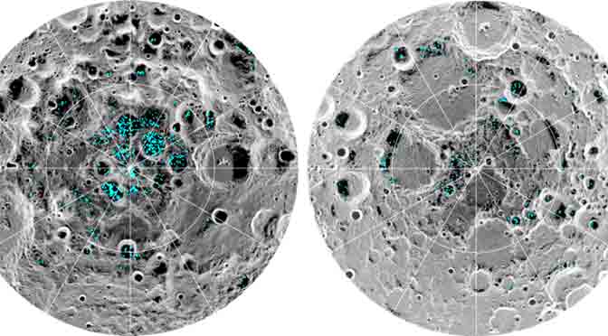 La NASA confirma existencia de hielo en la Luna