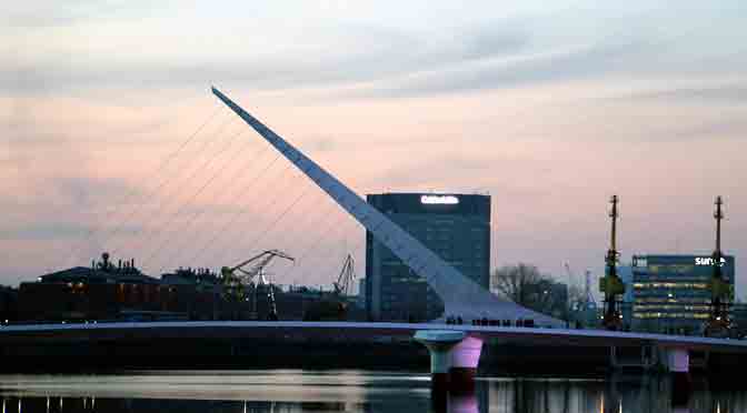 El puente de la mujer en Buenos Aires desde una Sony A6500