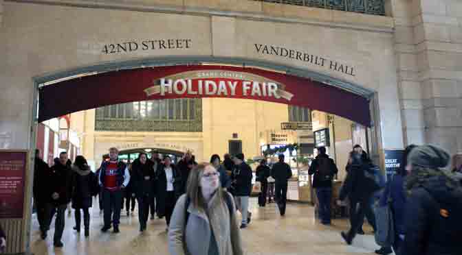 Grand Central Terminal de New York, lista para las fiestas de fin de año