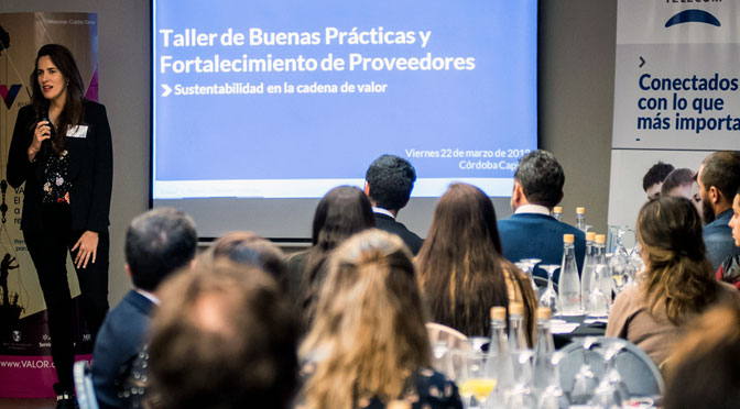 Telecom realizó en Córdoba taller para sus proveedores