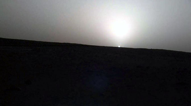 Así se ve el amanecer y el atardecer en Marte