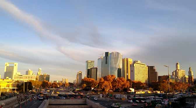 «Skyline» de Buenos Aires desde un Motorola Moto G7 Power
