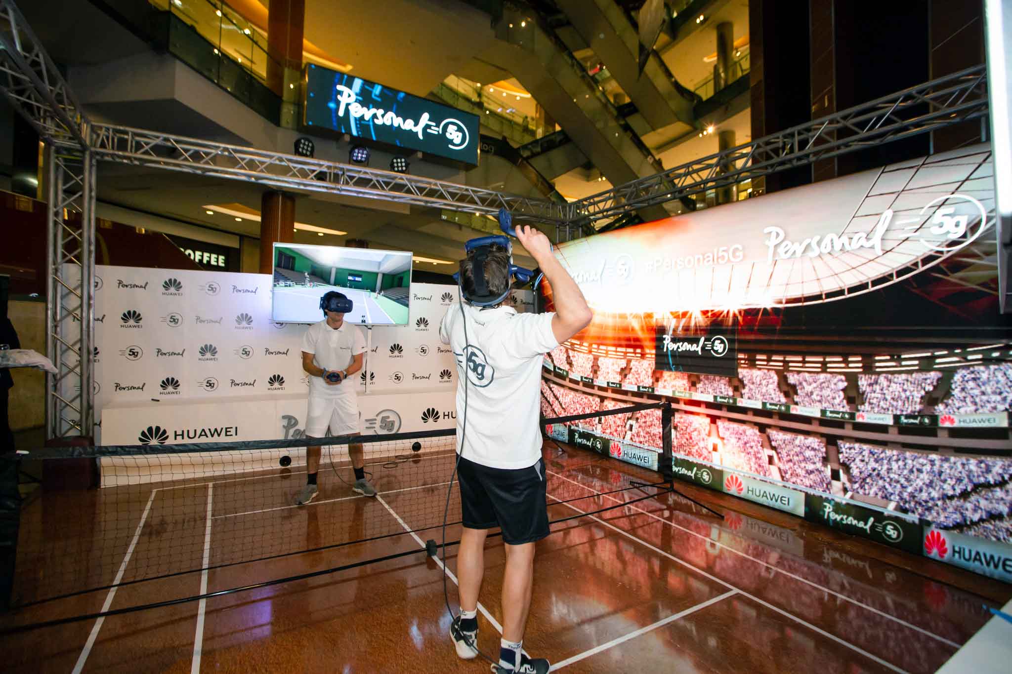 Personal y Huawei presentan el primer partido de tenis por una red 5G en la Argentina Bahía César Personal y Huawei presentan el primer partido de tenis por una red 5G en la Argentina Bahía César