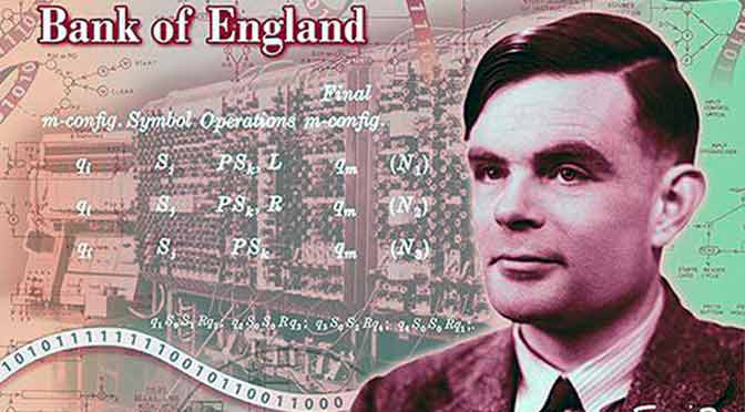 Alan Turing será la imagen del nuevo billete de 50 libras esterlinas