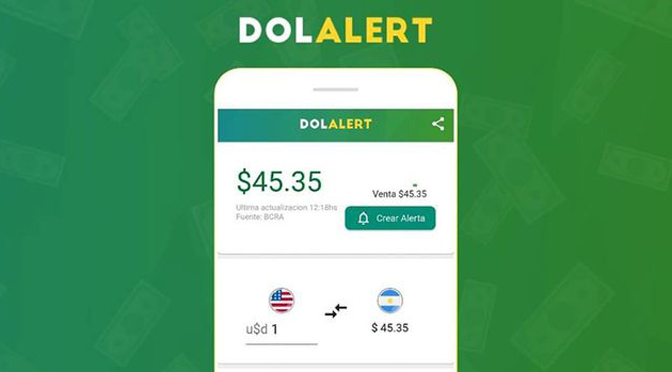 Lanzan una aplicación con alertas sobre el dólar en la Argentina