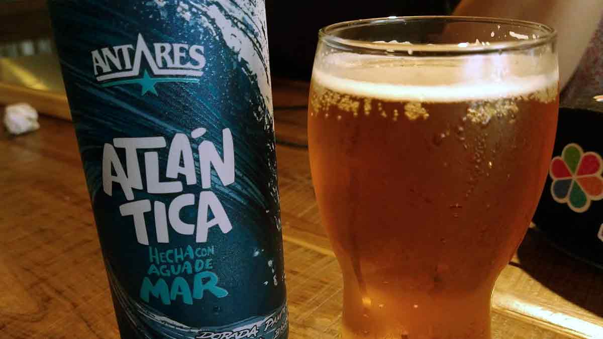 Atlántica, la cerveza de Antares elaborada a partir de agua de mar
