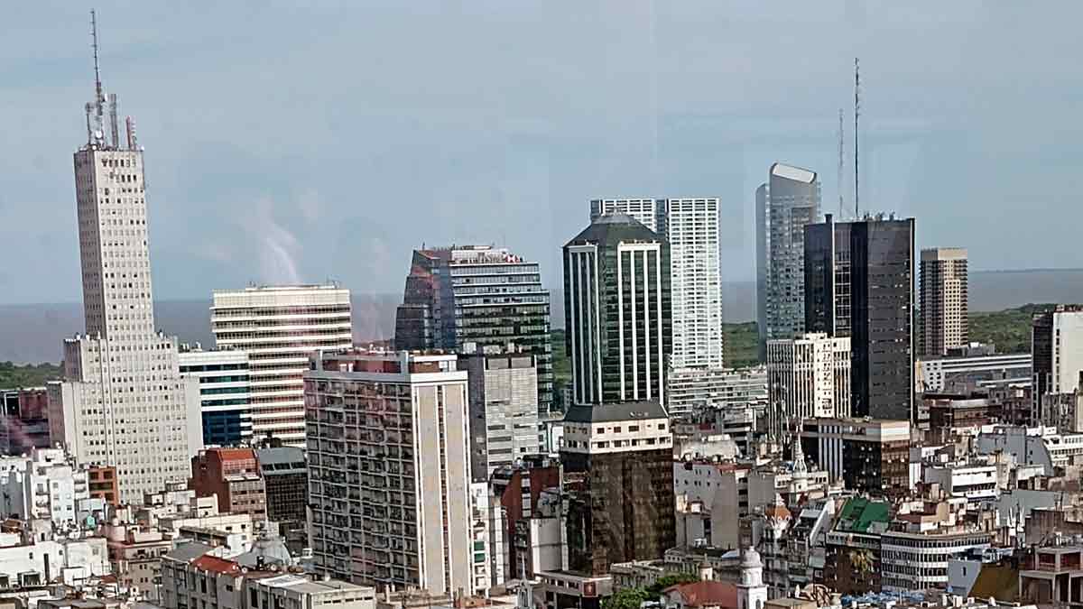 Panorámica de Buenos Aires desde la torre Bellini