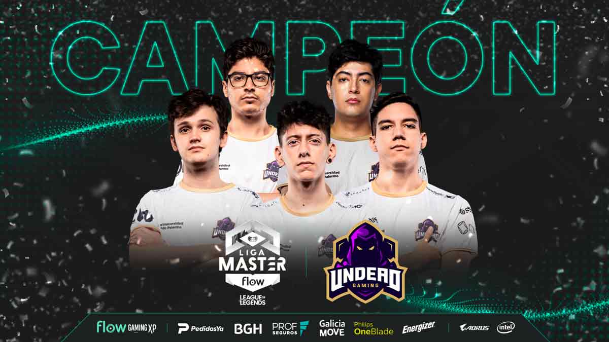 Undead Gaming ganó la Liga Master Flow Clausura 2020
