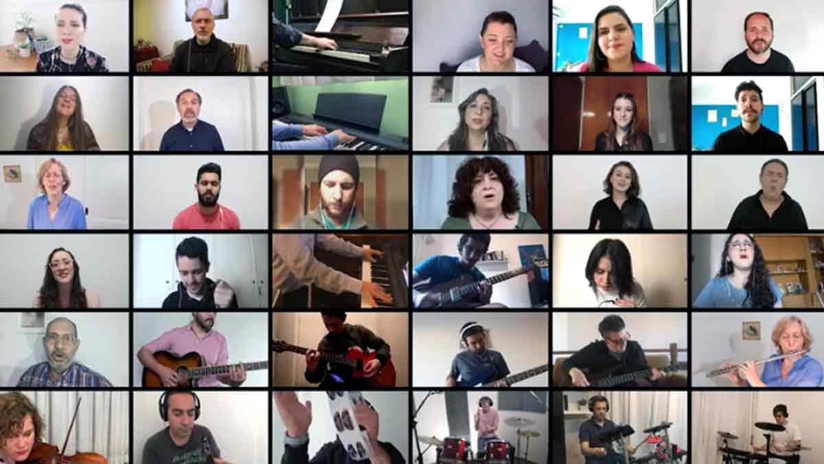 Qué grande eres Dios: un «puzzle» audiovisual de 36 músicos y cantantes