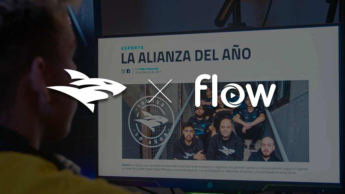 Flow e Isurus se unen para impulsar y producir contenidos «gamers»