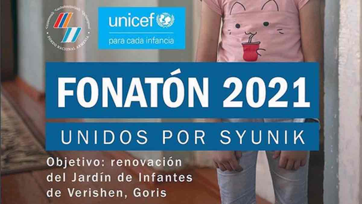 Fondo Armenia y Unicef piden donaciones para los niños de Syunik