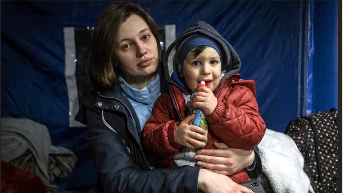Guerra en Ucrania refugiadas