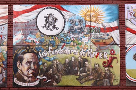 murales de la historia de River Plate