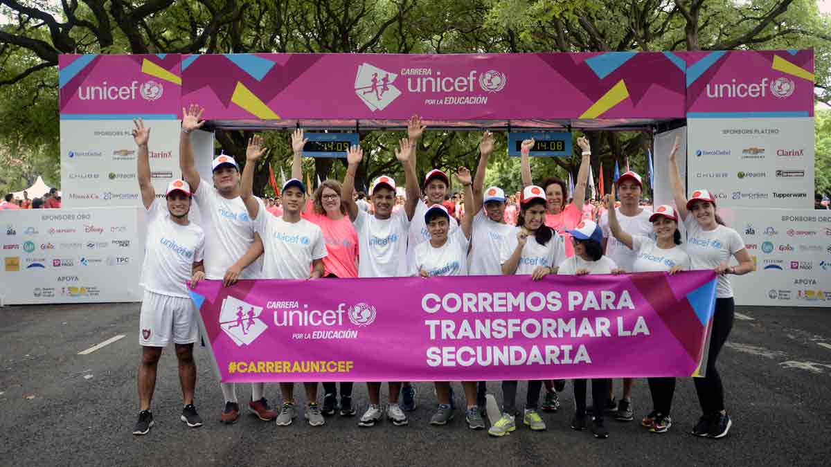 La Carrera UNICEF apoyará dos iniciativas educativas en la Argentina