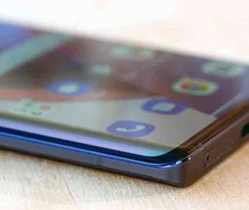 Celular con pantalla curva Celular usado Celular reacondicionado virus