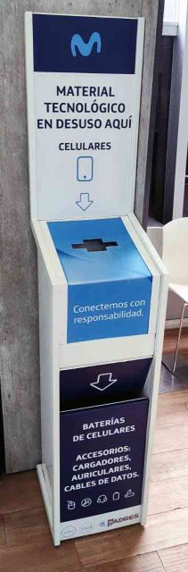 Telefónica Movistar reciclaje.