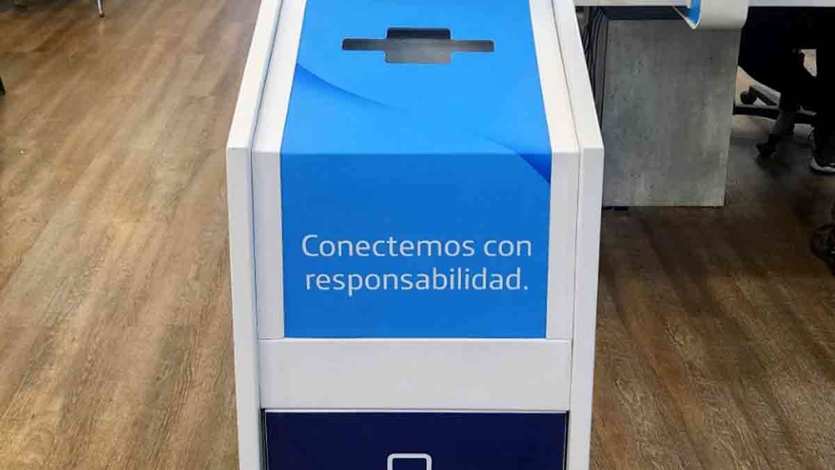 Telefónica Movistar reciclaje