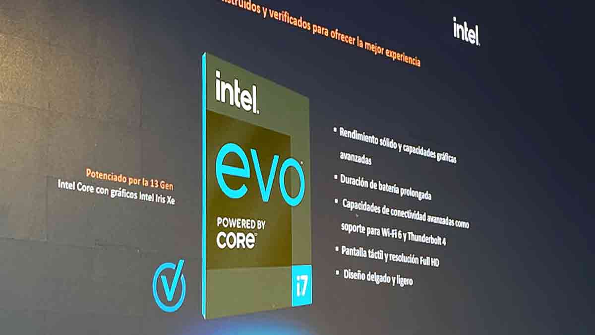 Intel Evo en las Galaxy Book3.