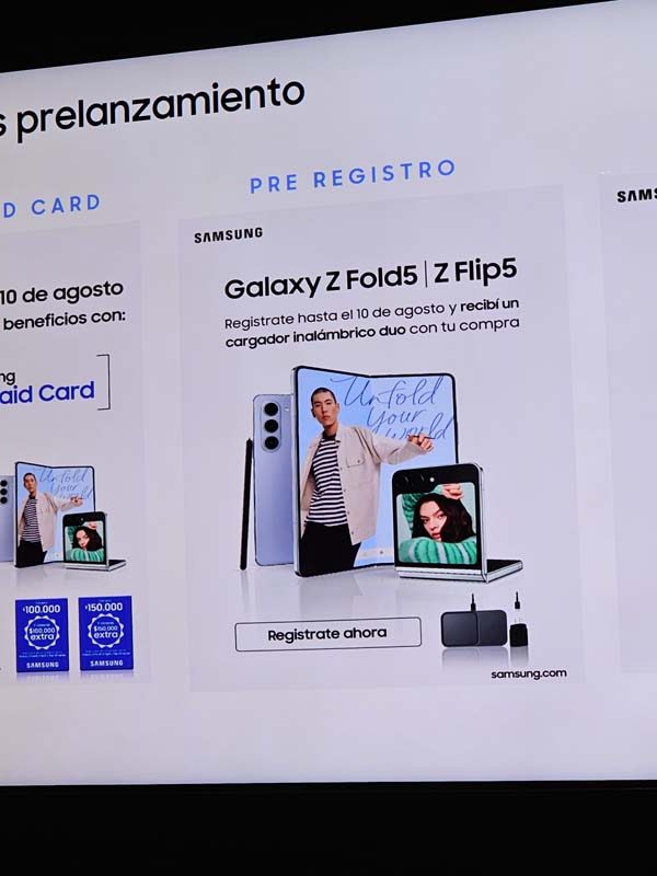 Promociones Samsung Galaxy Z Flip 5 y Z Fold 5