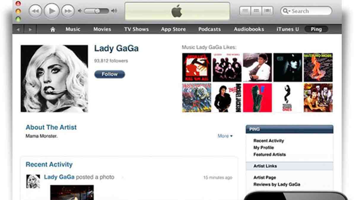 Lady Gaga en Ping