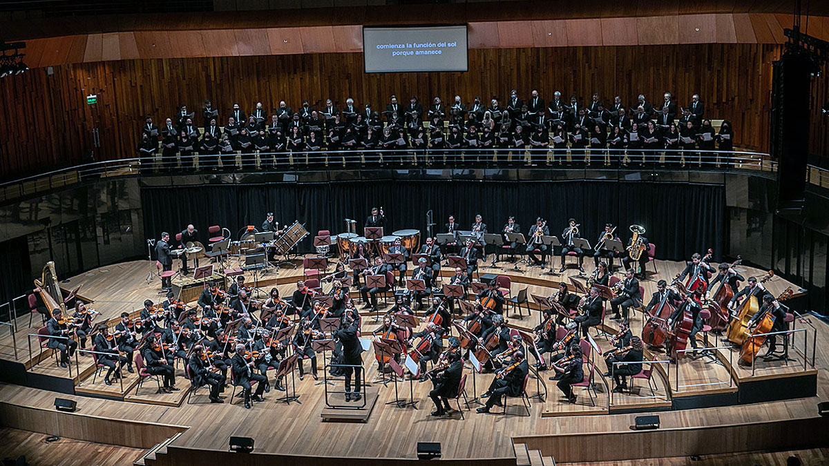 La sinfonía 2, Resurrección, de Gustav Mahler, por la Orquesta Sinfónica Nacional y el Coro Polifónico Nacional