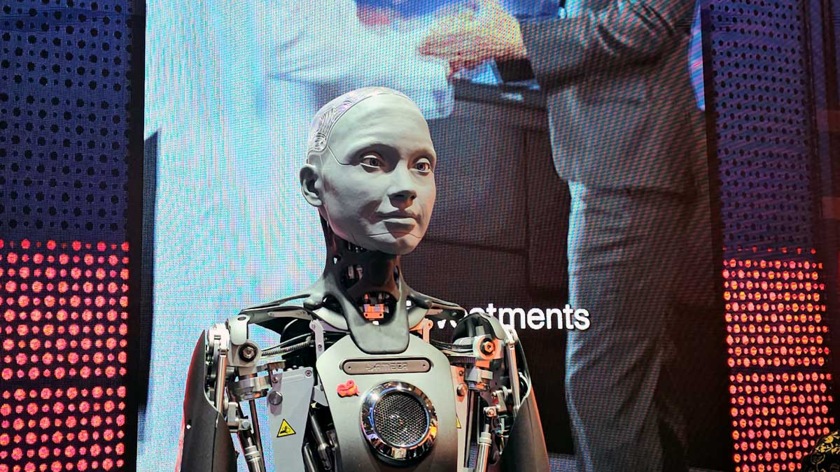 Robot Ameca en MWC 2024