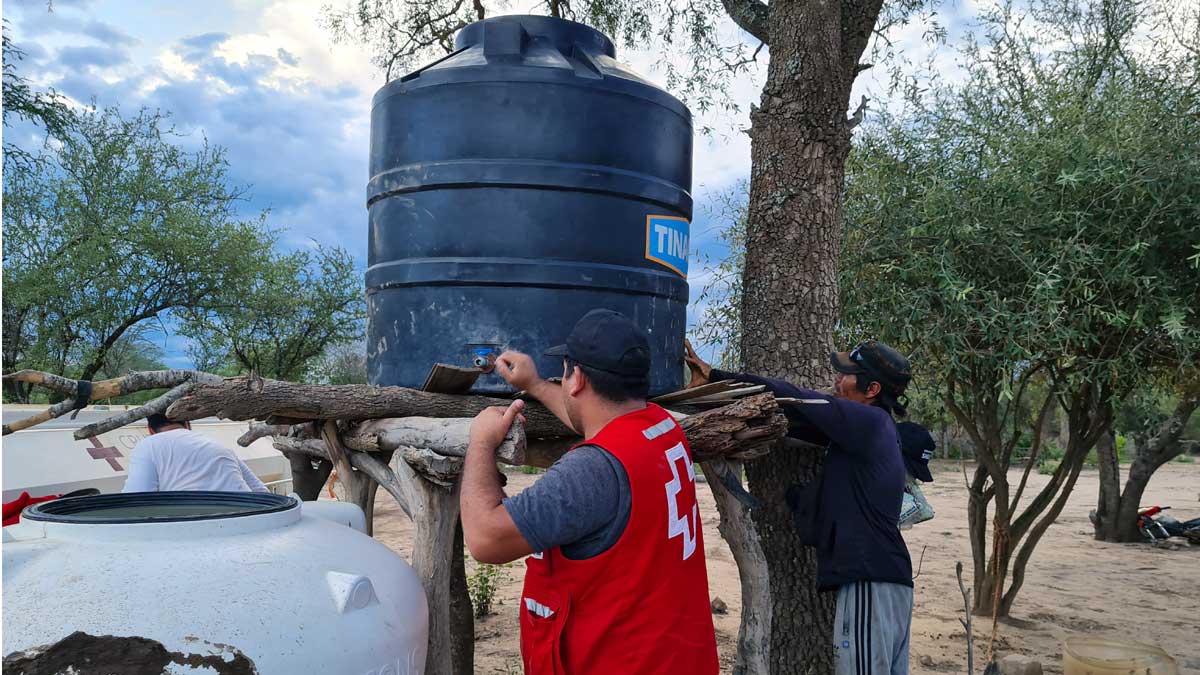 Cruz Roja potabilizó y distribuyó más de 320 millones de litros de agua en Salta
