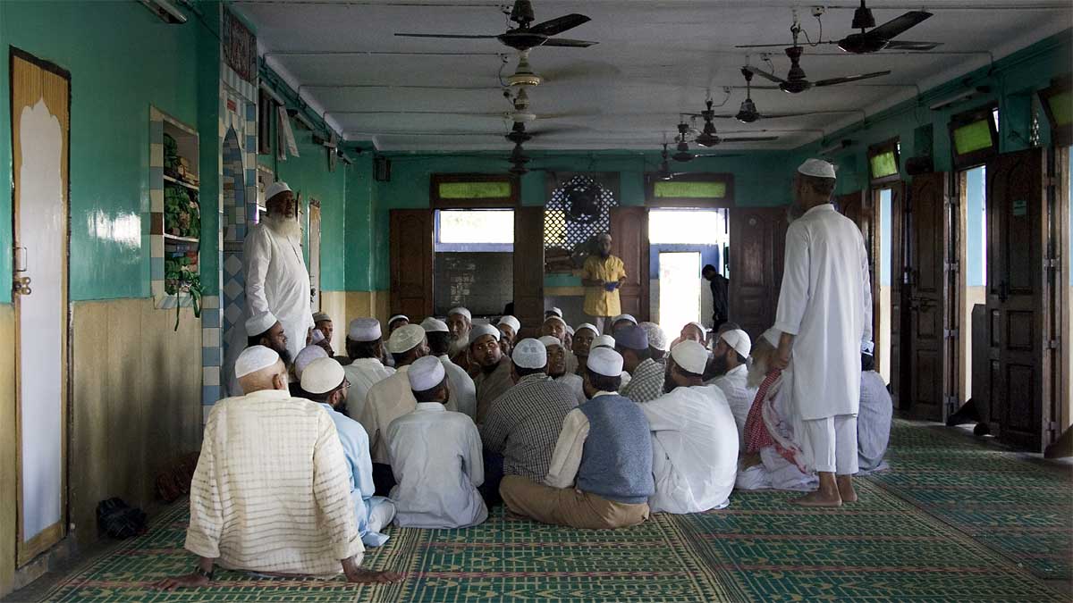 Musulmanes en la India.