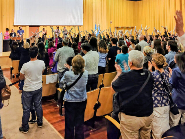 Colación de grado de comunicación social de la UBA