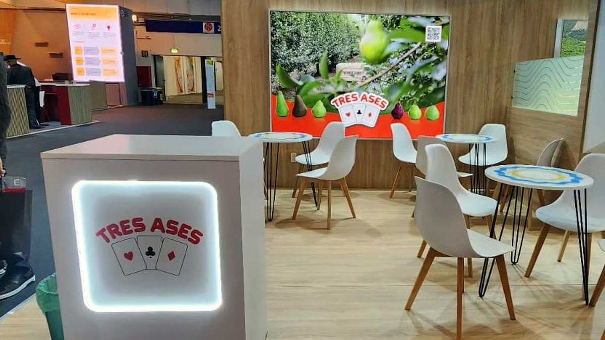 Tres Ases impulsa su proyección global con presencia en ferias frutícolas