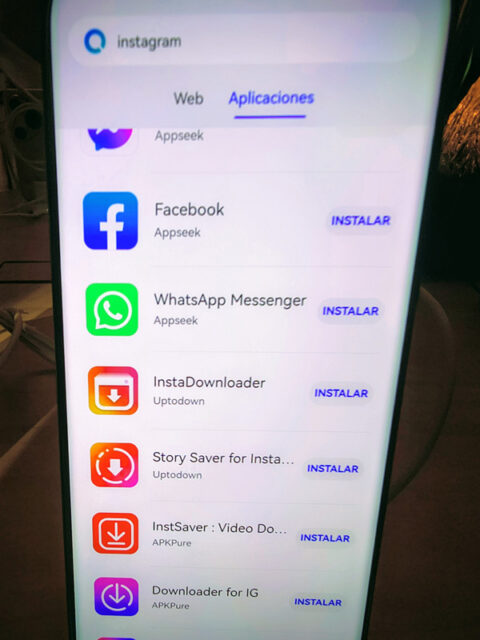 Compatibilidad de Huawei con aplicaciones de Meta