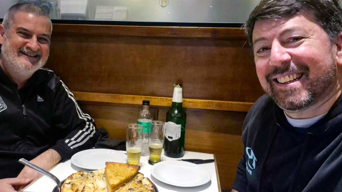 “Justo me quedaba de paso”