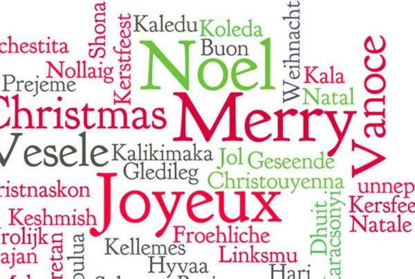 Feliz Navidad en diferentes idiomas